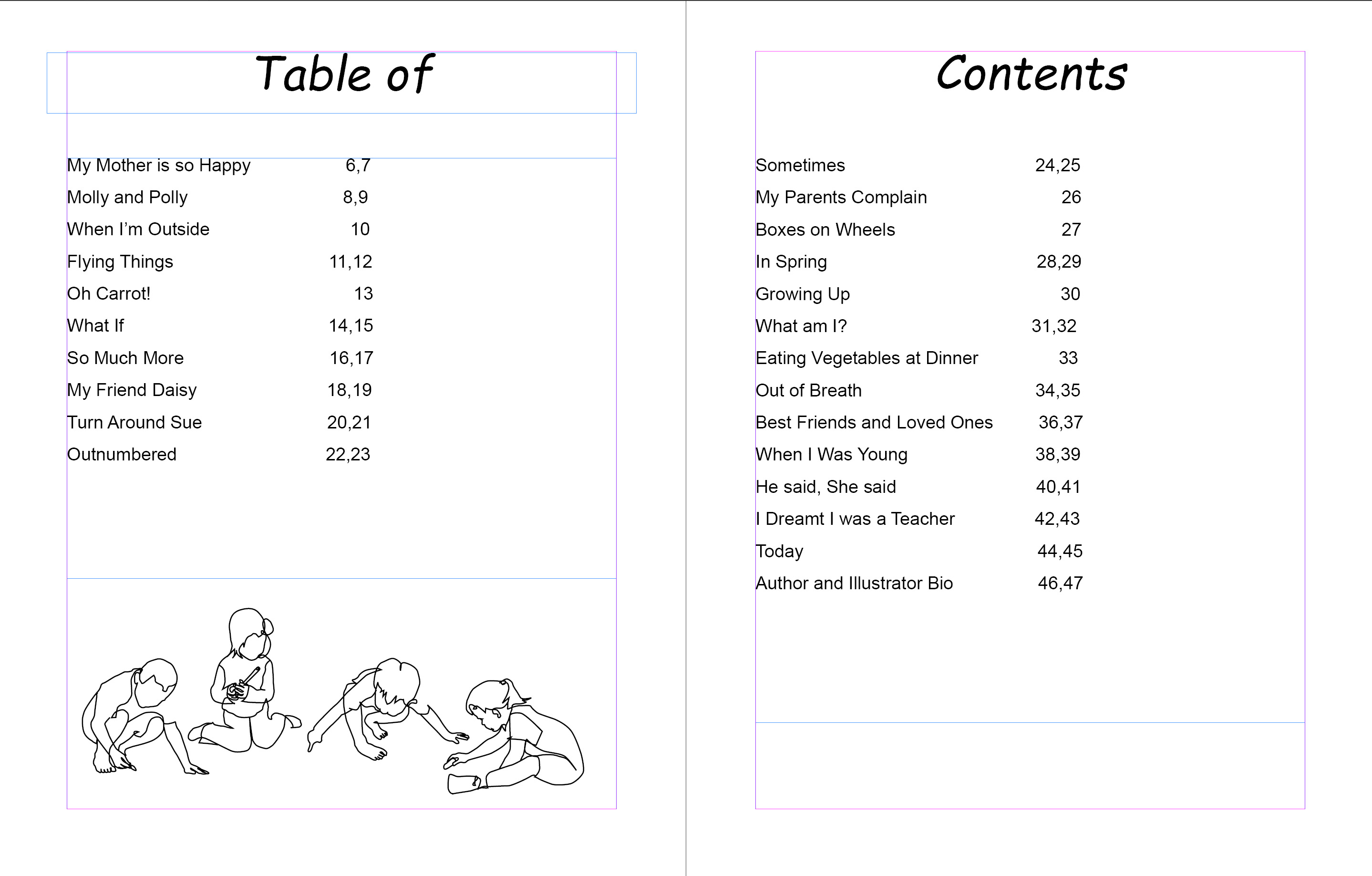 Table of contents